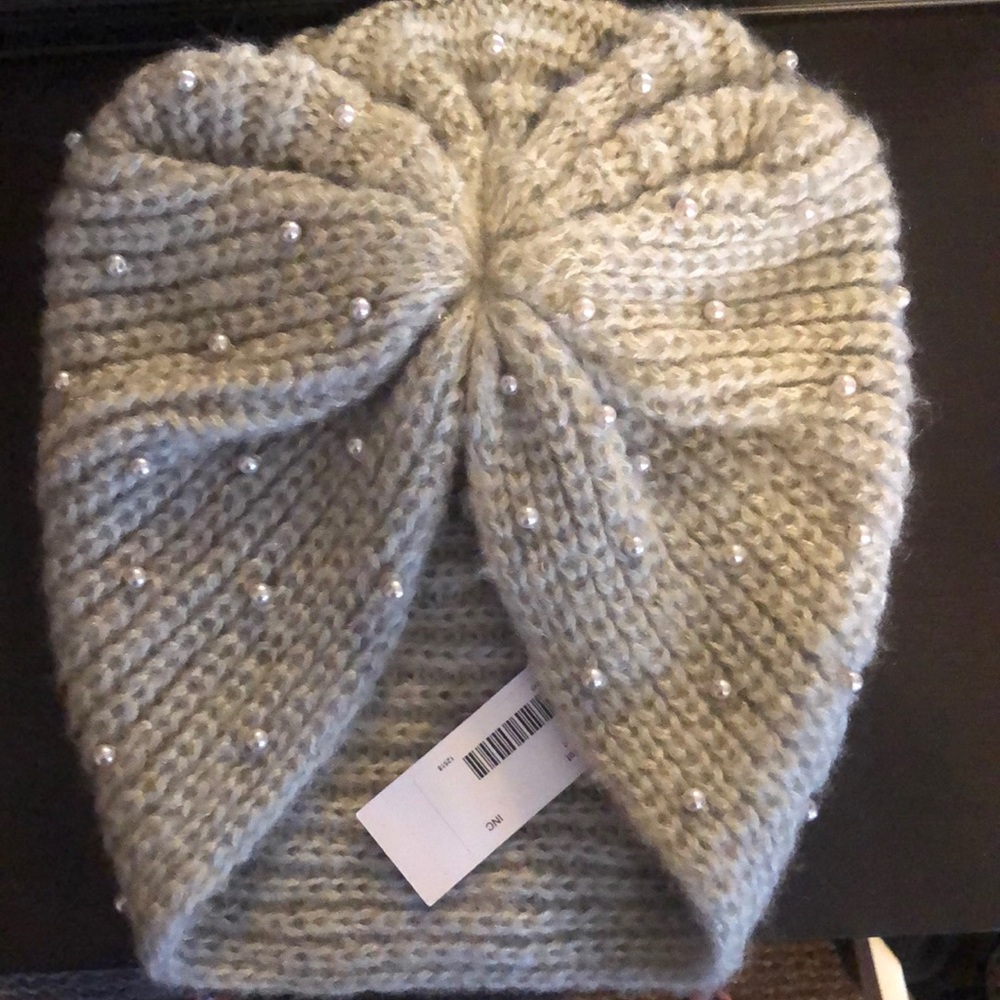 Pearl Beaded Turban Hat